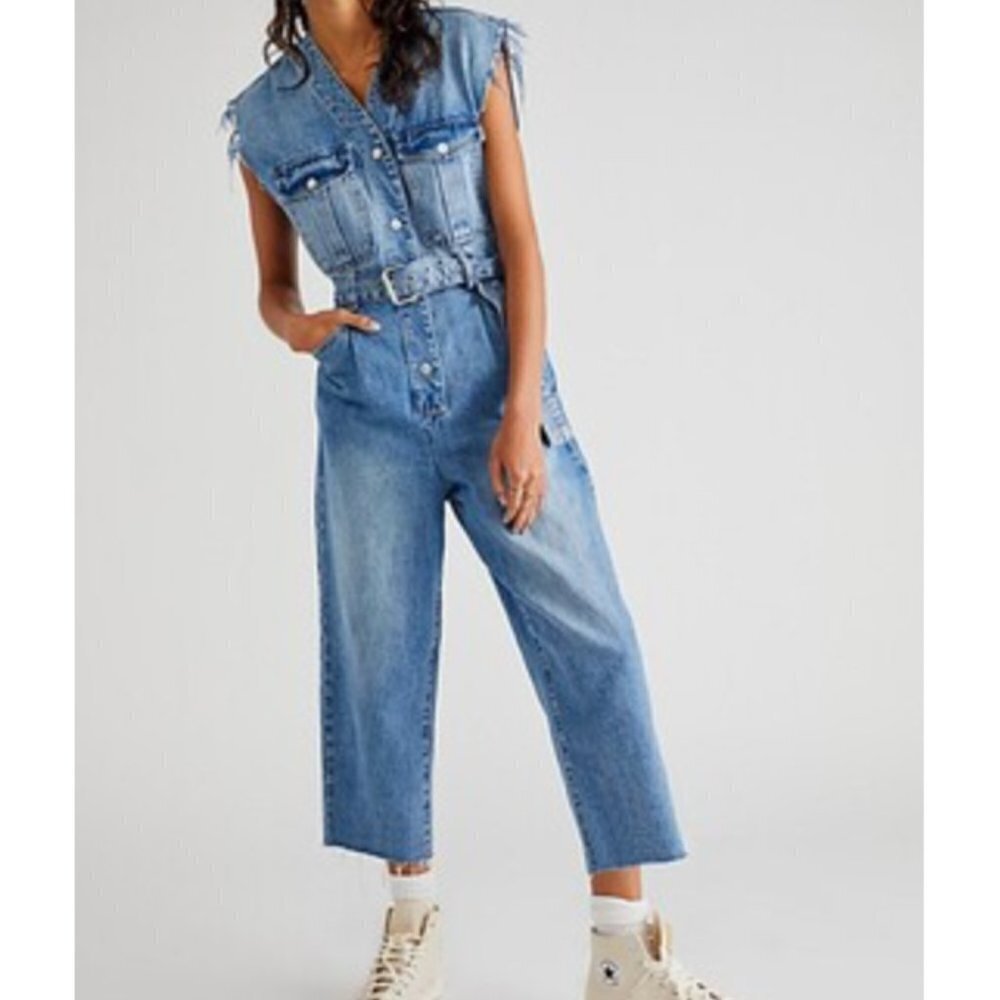 BlankNYC puffed up jumpsuit NWOT